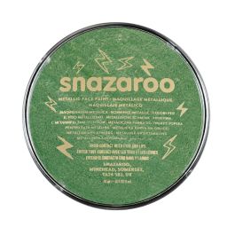 Snazaroo Metallic Face Paint - Electric Green - 18 ML