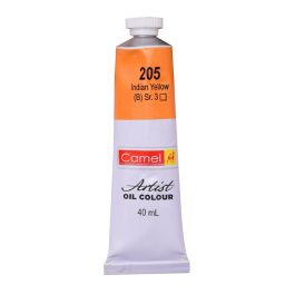 Camel Artists' Oil Colour - Indian Yellow (205) - Tube of 40 ML