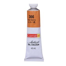 Camel Artists' Oil Colour - Raw Sienna (366) - Tube of 40 ML