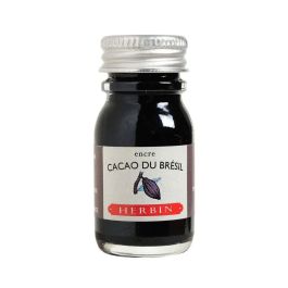 J. Herbin Fountian Pen Inks - 10 ML Bottle - Cacao du Bresil (Brazilian Cocoa Brown)