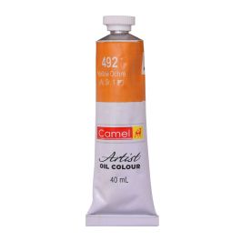 Camel Artists' Oil Colour - Yellow Ochre (492) - Tube of 40 ML