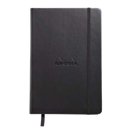 Rhodia - Black - Hardcover - Blank - A5 (148 mm x 210 mm or 5.8