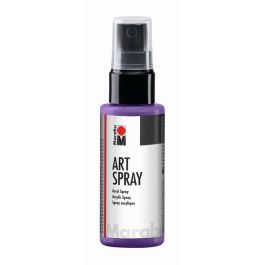 Marabu Art Spray - Acrylic Paint - 50 ML Spray Bottle - Plum (037)