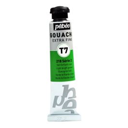 Pebeo Gouache Extra Fine T7 Paint - Light Bright Green (218) - 20 ML Tube