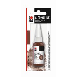 Marabu Alcohol Ink - Bottle of 20 ML - Brown (285) - Blister Pack