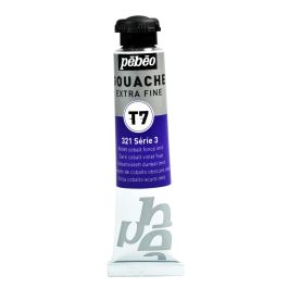 Pebeo Gouache Extra Fine T7 Paint - Dark Cobalt Violet Hue (321) - 20 ML Tube