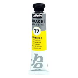 Pebeo Gouache Extra Fine T7 Paint - Primary Yellow (326) - 20 ML Tube