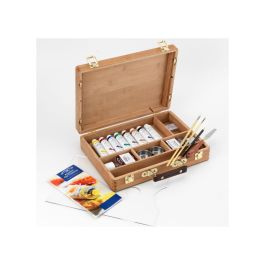 Winsor & Newton Artists' Oil Colour Bamboo Box Tube Set