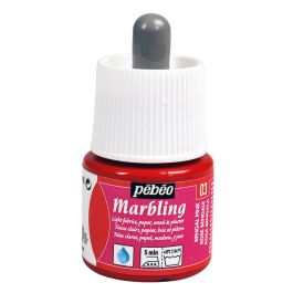 Pebeo Marbling Paint - 45 ML Bottle - Bengal Pink (03)