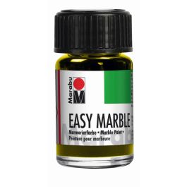 Marabu Easy Marble - Marbling Paint - Bottle of 15 ML - Lemon (020)