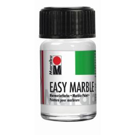 Marabu Easy Marble - Marbling Paint - Bottle of 15 ML - White (070)