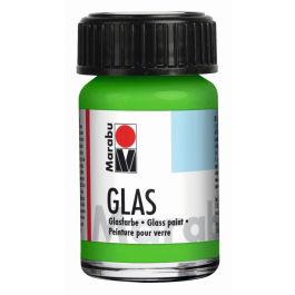 Marabu Glas - Water-based Glass Paint - Bottle of 15 ML - Light Green (062)