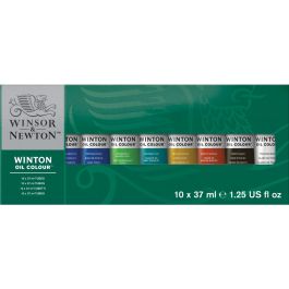 Winsor & Newton Winton Oil Colour Starter Set - 10 Tubes of 37 ML