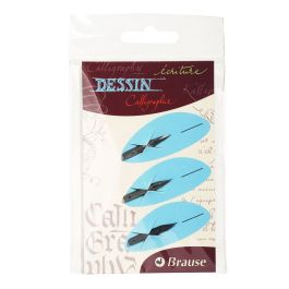 Brause Drawing Nibs - Set of 3 Nibs - 66B / 511B / 513B