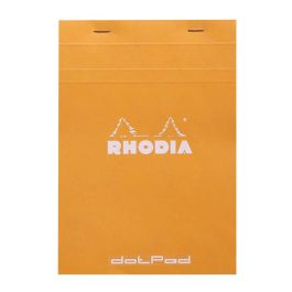 Rhodia - Basics Orange No. 16 - Stapled - Dot Grid Pad - A5 (148 mm x 210 mm or 5.8