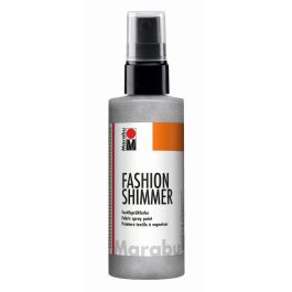 Marabu Fashion-Shimmer - 100 ML Spray Bottle - Silver (581)