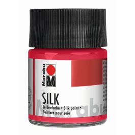 Marabu Silk Paint - Bottle of 50 ML - Cherry Red (031)