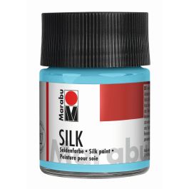 Marabu Silk Paint - Bottle of 50 ML - Aquamarine (255)