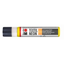 Marabu Textile Neon Liner - Fabric Paint - 25 ML - Yellow (321)