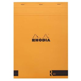 Rhodia - Orange R No. 18 - Premium - Stapled - Blank Notepad - A4 (210 mm x 297 mm or 8.3