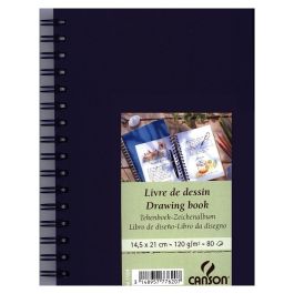 Canson Drawing Book - Fine Grain 120 GSM - Art Book of 80 Sheets