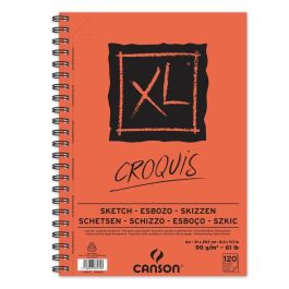 Canson XL Croquis - Drawing & Sketching Paper - 90 GSM A4 (21x 29.7 cm or 8.3 x 11.7'') - Album of 120 Light Grain Sheets