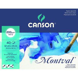 Canson Montval 200 GSM 32 x 41 cm Pad of 40 Fine Grain Sheets