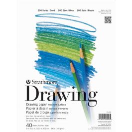 Strathmore 200 Series Drawing White Fine Tooth 104 GSM Paper