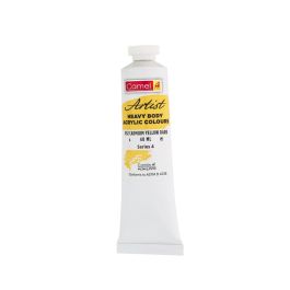 Camel Heavy Body Acrylic Paint - Cadmium Yellow Dark (052) - Tube of 40 ML