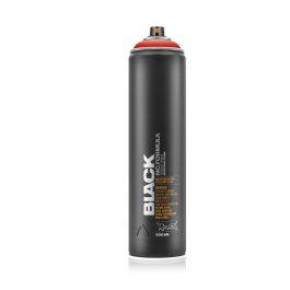 Montana Black Extended Spray Paint - 600 ML Can - Power Red (BLK P3000)