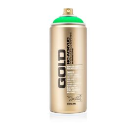 Montana Gold Acrylic Professional Spray Paint - 400 ML Can - Acid Green (F 6000)