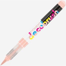 Karin Pigment DecoBrush Acrylic Marker - Brush Tip - Pastel Orange (1555U)