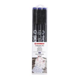 Snowman Calligraphy Pens - Blue - 1.0 - Pack of 3