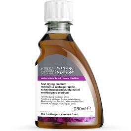 Winsor & Newton Water Mixable Oil Colour Medium - Fast Drying Medium - Bottle of 250 ML