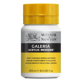 Winsor & Newton Galeria Acrylic Medium - Heavy Carvable Modelling Paste - Jar of 250 ML