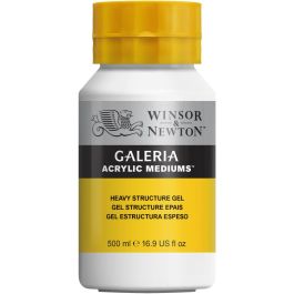 Winsor & Newton Galeria Acrylic Medium - Heavy Structure Gel - Jar of 500 ML