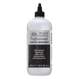 Winsor & Newton Professional Acrylic - Matt Medium - Bottle of 500 ML