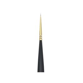 Princeton Series 3050 Mini-Detailer Synthetic Sable Hair Brush - Round - Extra Short Handle - Size: 0