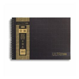 Anupam Ultra Artist Drawing Book Natural Shade A4 200 GSM Optimal Coarse Texture, WireO Bound of 25 Sheets