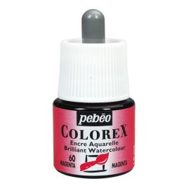 Pebeo Colorex Watercolour Inks - Bottle of 45 ML - Magenta (060)