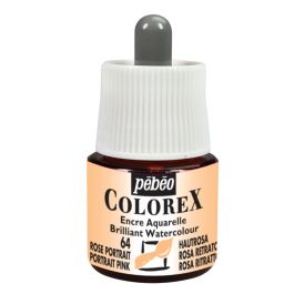 Pebeo Colorex Watercolour Inks - Bottle of 45 ML - Portrait Pink (064)