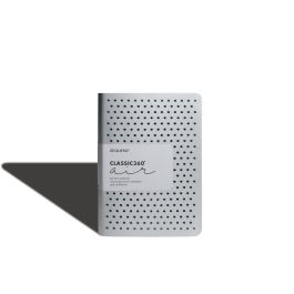 Zequenz Classic 360 - Air Collection - Hard-Bound Soft Grey Cover - Dot Grid A5 (14.5 x 21 cm) - White Premium Paper - 70 GSM - Notebook of 200 Sheets