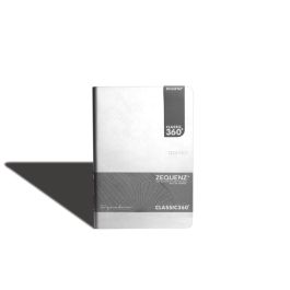 Zequenz Classic 360 - Signature Series Collection - Hard-Bound Soft White Cover - Blank A5 (14.5 x 21 cm) - White Premium Paper - 100 GSM - Notebook of 140 Sheets