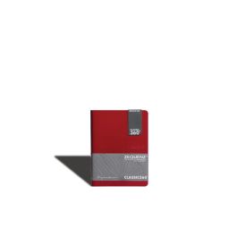 Zequenz Classic 360 - Signature Series Collection - Hard-Bound Soft Red Cover - Blank A6 (9 x 14 cm) - White Premium Paper - 100 GSM - Notebook of 140 Sheets