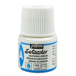 Pebeo Setacolor Lightening Medium - 45 ml bottle