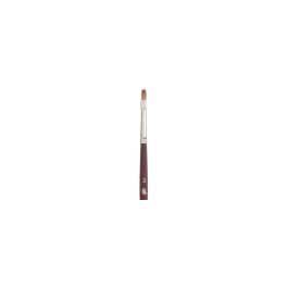 Princeton Series 3950 Velvetouch Luxury Synthetic Blend Brush - Flat Shader - Short Handle - Size: 4