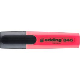 Edding 345 Highlighter Pen - Chisel Tip ( 2 - 5 MM ) - Red (002)