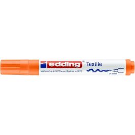 Edding 4500 Textile Marker (2 - 3 MM) - Orange (006)