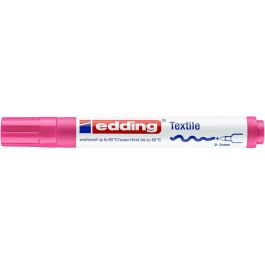 Edding 4500 Textile Marker (2 - 3 MM) - Neon Pink (069)