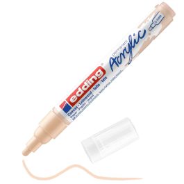 Edding 5100 Acrylic Paint Marker - Warm Beige (255) Medium Round Tip (2 - 3 MM)